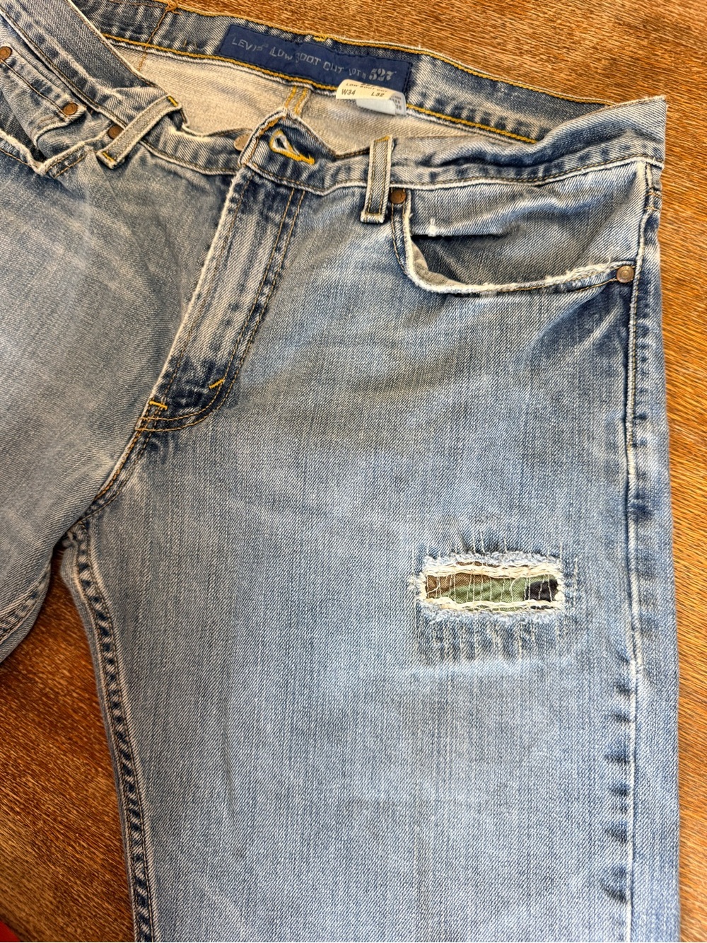 Levi's Light Blue Straight-Leg Men's Jeans - Picture 5 of 5